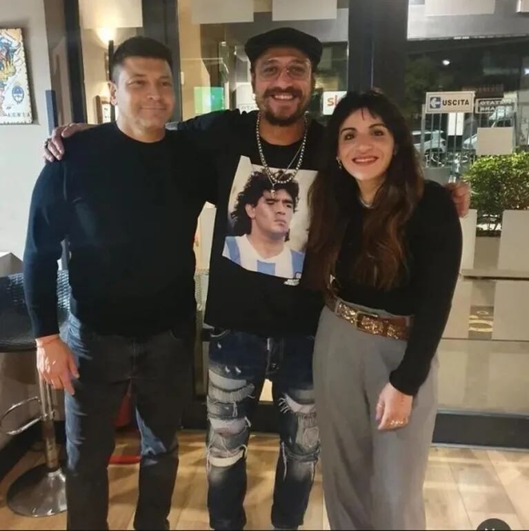 Las fotos que confirmarían la reconciliación de Daniel Osvaldo y Gianinna Maradona: "Nuevo capítulo en Roma"