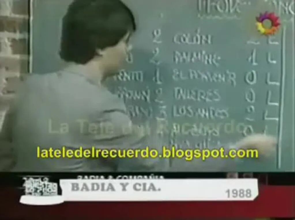 Marcelo Tinelli y Juan Alberto Badía en Badía y Compañía