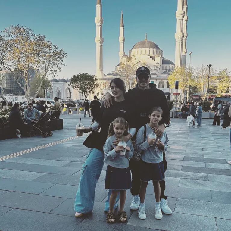 Wanda Nara mostró el emotivo reencuentro con Mauro Icardi y sus hijas en Estambul