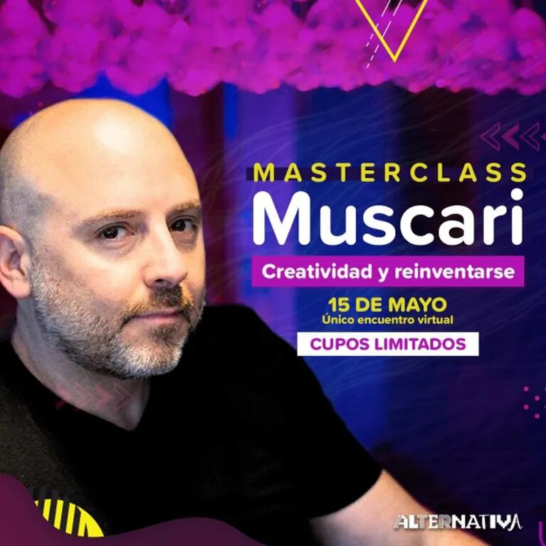 La nueva apuesta creativa de José María Muscari: dará una MasterClass