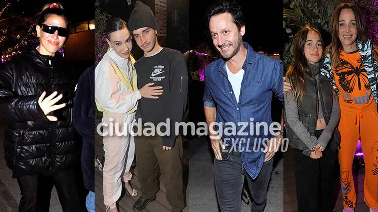 Los famosos disfrutaron a full del show de Dua Lipa en Buenos Aires (Fotos: Movilpress).