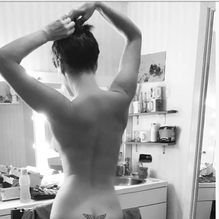 Griselda Siciliani publicó una foto súper hot completamente desnuda ¿y reveló un tatuaje prohibido?: "El cuerpo cansado y el corazón contento"