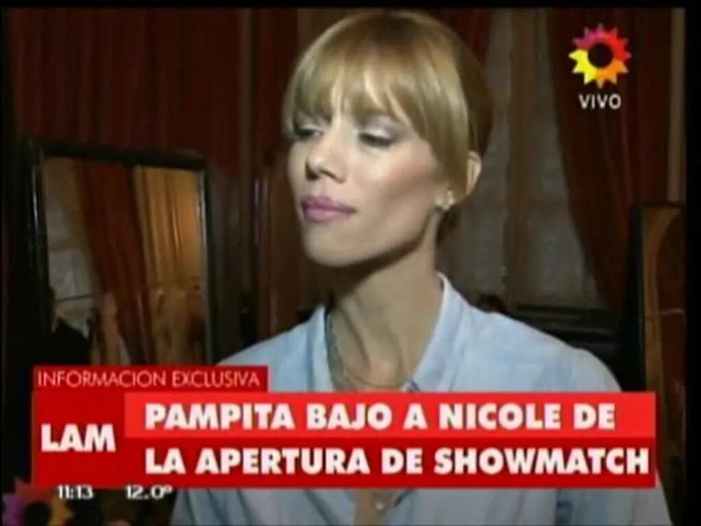 Nicole Neumann y la versión de que Pampita la bajó de la apertura de ShowMatch