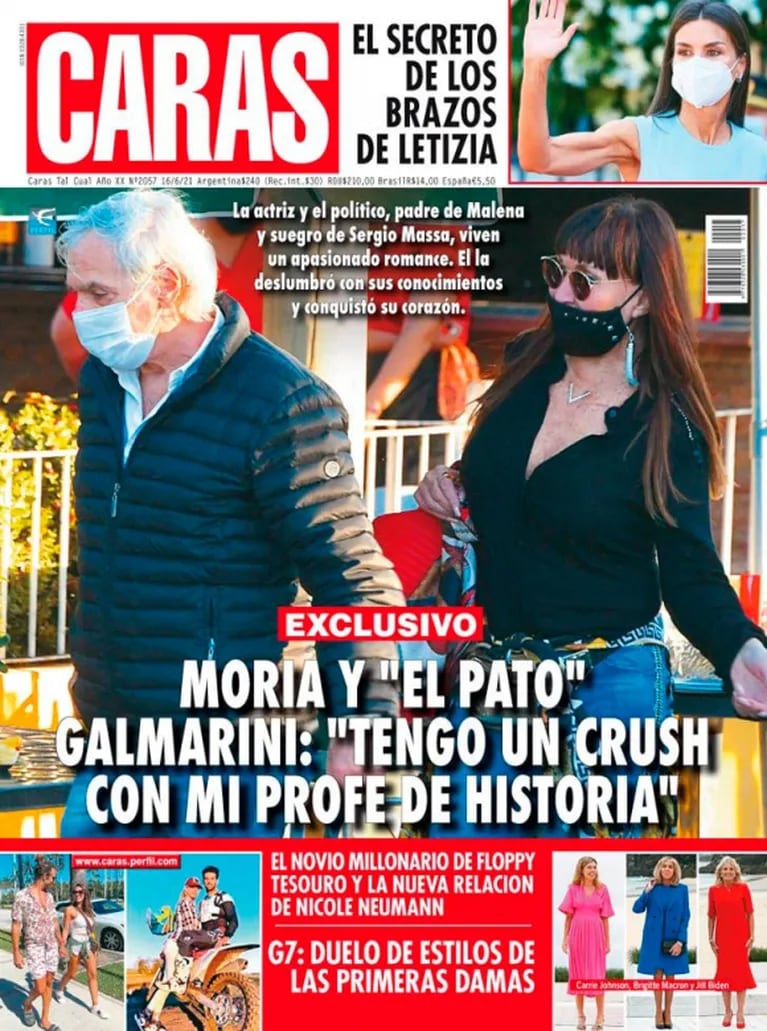 El sorpresivo romance de Moria Casán con el político Pato Galmarini: "Tengo un crush con mi profe de historia"