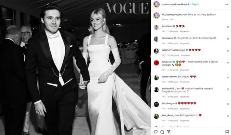 La lujosa boda de Brooklyn Beckham, el hijo mayor de David y Victoria, y Nicola Peltz: costó tres millones de dólares