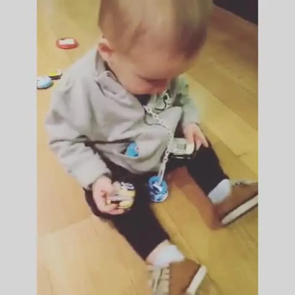 El tierno video de Cande Tinelli con su hermanito: "¿Querés bailar, Lorenzo?"