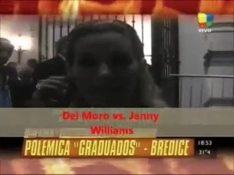 Santiago del Moro y su insólita indignación con Jenny Williams: "¡Dedicate a otra cosa!"