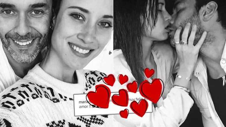 Mariano Martínez y una romántica declaración  a su novia, Camila (Foto: Instagram)