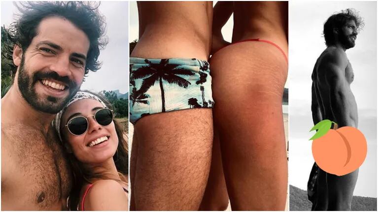 Las fotos súper hot de Benjamín Alfonso y su novia, Julieta Zanetti en Río… ¡y la imagen de él completamente desnudo que Instagram borró!