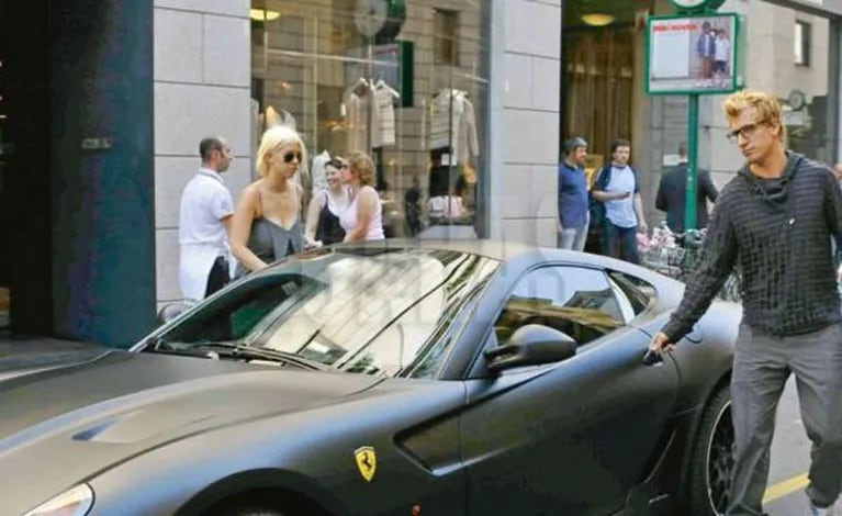 Wanda Nara: "Nos robaron la Ferrari en Roma saliendo del centro y Maxi hizo la denuncia"