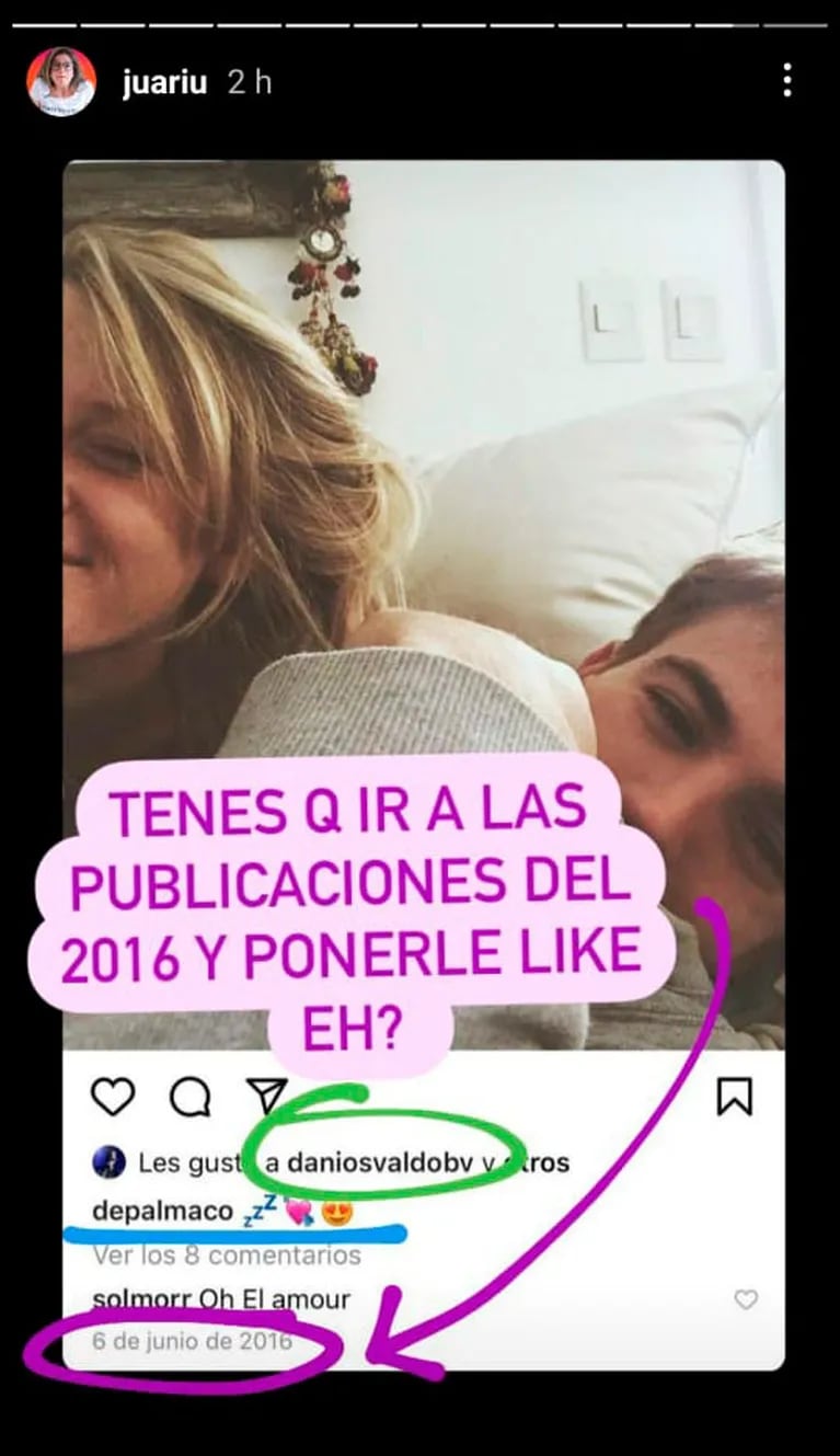 Daniel Osvaldo borró las fotos con su nueva novia y tomó una sorpresiva conducta: le puso like a los posteos de Constanza con su ex