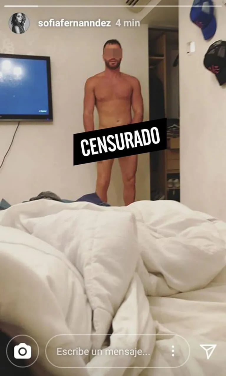 Sofía Fernández, azafata de Guido Kaczka, se equivocó y publicó en Stories ¡una foto de su novio desnudo!