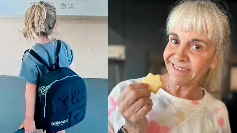 Claudia Villafañe viajó con su nieta Roma a Mar del Plata por un especial motivo: “Primer viaje las dos solas”