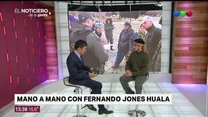 Nicolás Repetto se puso un pasamontañas para entrevistar a un mapuche y estalló la polémica en Twitter
