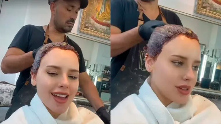 Coti Romero llegó a los 2 millones en Instagram y se cambió el color de pelo