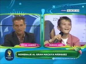 El pronóstico del nieto de Enrique Macaya Márquez para la final del Mundial que dejó a todos mudos