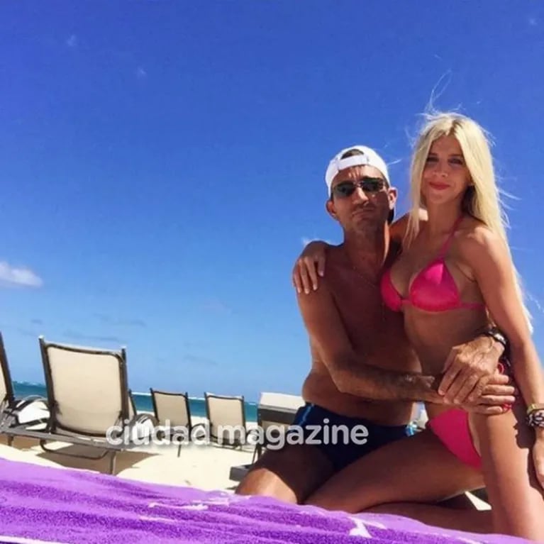 Las fotos de las vacaciones del escribano de ShowMatch con su joven novia en Punta Cana: "Qué bien se vive en el Caribe"