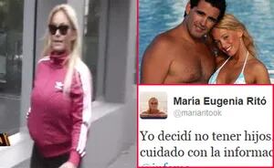 María Eugenia Ritó confesó que no quiso tener hijos. (Fotos: captura América, Twitter y Web)