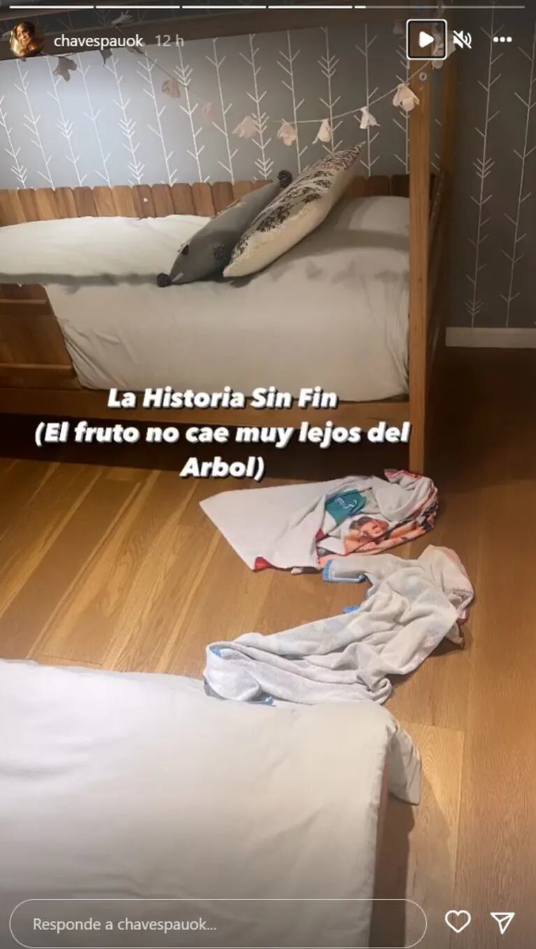 Igual que Pedro Alfonso: Paula Chaves se quejó porque sus hijos dejan las toallas tiradas en el piso
