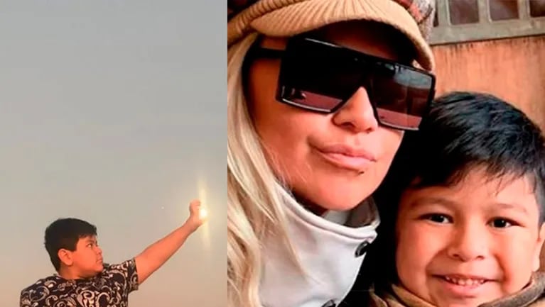 Verónica Ojeda compartió la emoción de Dieguito Fernando al conocer el desierto de Dubai.