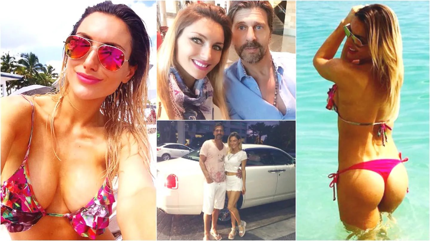 Sofía Macaggi, de vacaciones en Miami junto a su novio (Fotos: Instagram)