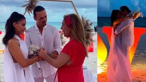 Video: Celeste Muriega y Christian Sancho tuvieron su boda soñada ante Pitty la numeróloga