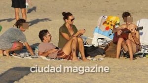 Catarina Spinetta y Nahuel Mutti, un amor de más de dos décadas: sus días en la playa con sus tres hijos. Fotos: GM Press Punta
