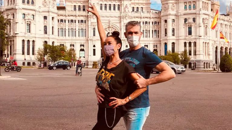 ¡La embajadora del tango! Mora Godoy conquistó las calles de Madrid