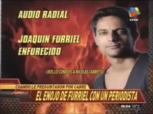 Joaquín Furriel y un ataque de furia en vivo cuando un periodista le preguntó qué le ven las chicas a Nicolás Cabré