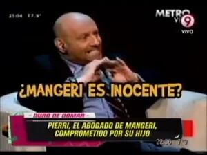El hijo de Pierri incomodó a su padre en una entrevista en vivo: "Pero bol..., (Mangeri) mató a Angeles"