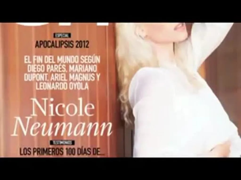 Nicole Neumann en un back increíble