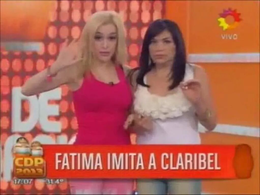 La impecable imitación de Fátima Florez a Claribel Medina en Cuestión de Peso: el video