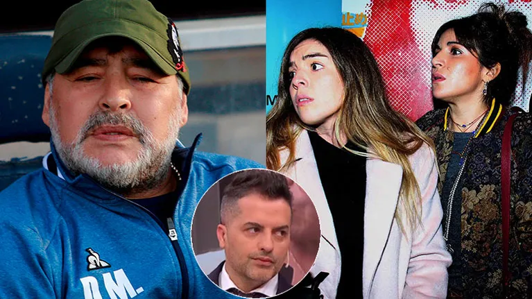 Ángel de Brito reveló el motivo de la pelea de Diego Maradona con Gianinna y Dalma