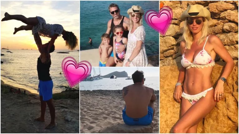 Las vacaciones familiares de Rocío Guirao Diaz y Nicolás Paladini en Ibiza (Fotos: Instagram)