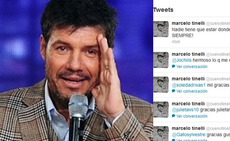 Marcelo Tinelli sigue dando de qué hablar en Twitter (Foto: Web). 