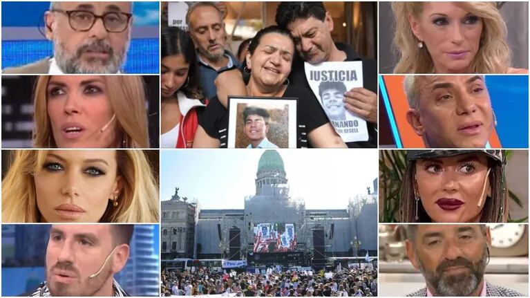 Caso Fernando Báez Sosa: los mensajes de los famosos en redes por la masiva marcha exigiendo justicia