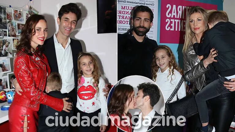 Mariano Martínez estrenó obra junto a su mujer, sus hijos y su exesposa con su actual pareja