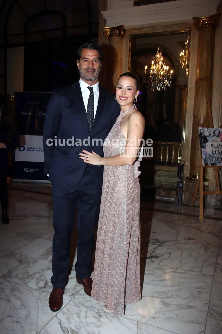 Luli Fernández y su marido en La Noche Azul (Foto: Movilpress).