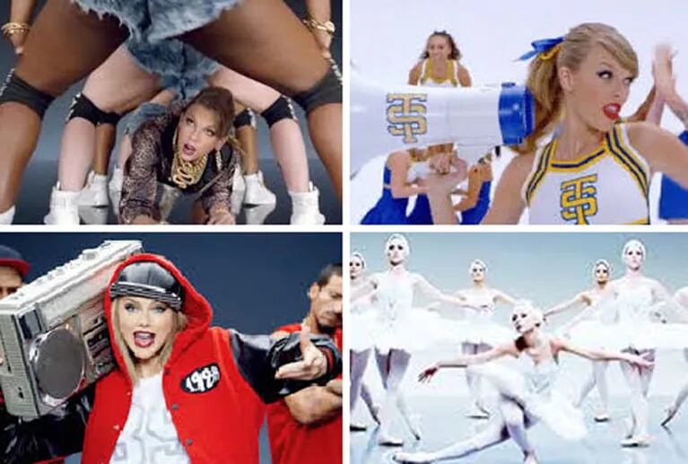 Taylor Swift se destapó y se animó al twerking en el video de Shake it Off. (Foto: captura video)