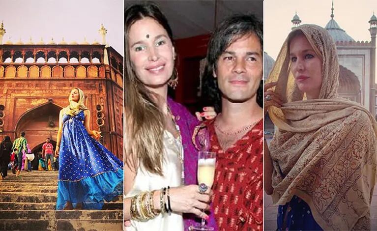 Dolores Barreiro y Matías Camisani renovaron sus 18 años de amor en la India (Foto: Instagram)