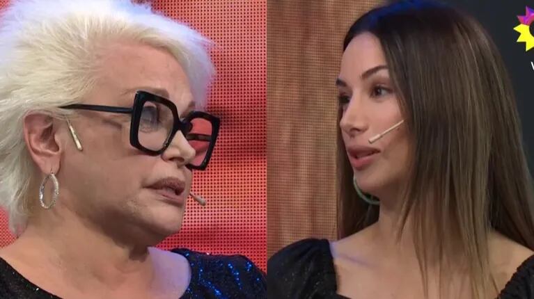 Picante cara a cara de Carmen Barbieri con Estefi Berardi en vivo