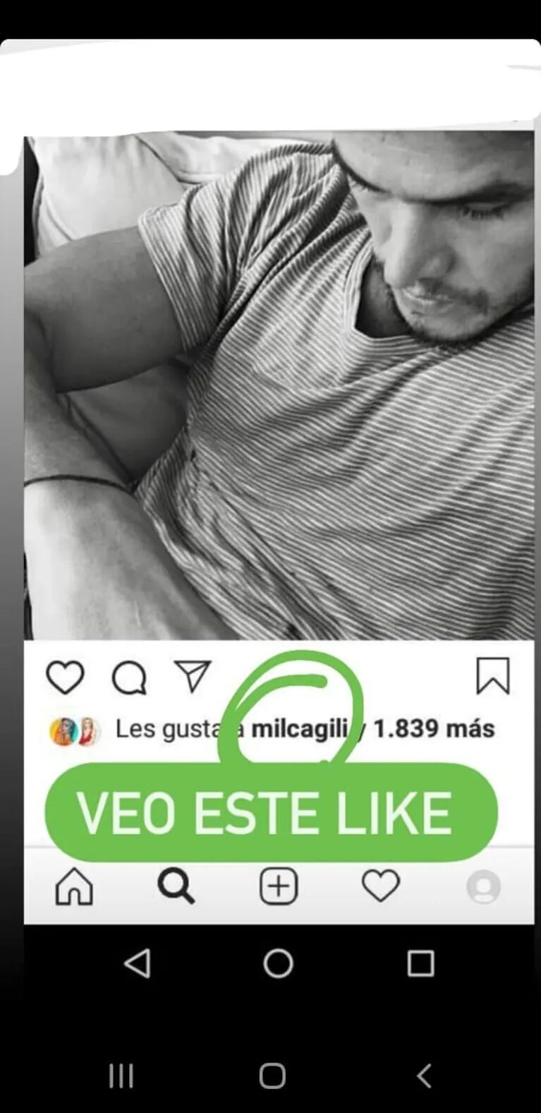 El intercambio sexy de likes de Emanuel Ortega con una bella modelo: el sugestivo "detalle" que descubrió Juariu