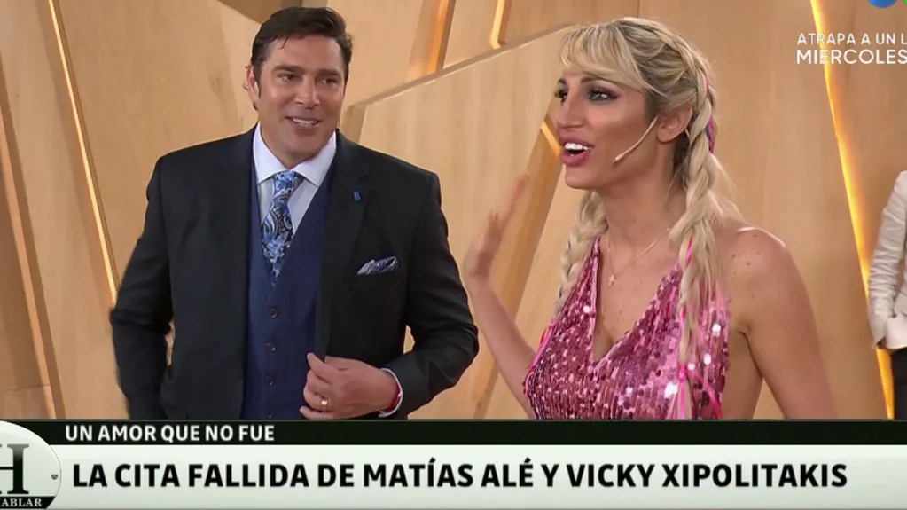 Vicky Xipolitakis mandó al frente a Matías Alé y dio detalles de una cita fallida que tuvieron años atrás