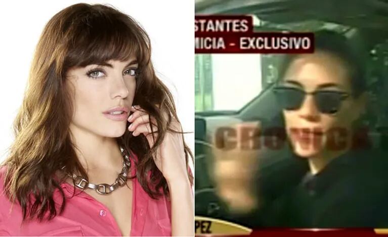 Emilia Attias, asaltada por cuatro delincuentes. (Fotos: Web y captura de TV)