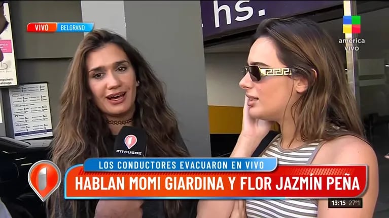 Momi Giardina y Flor Jazmín Peña hablaron del incendio que sufrió Luzu TV: “Nico estaba muy preocupado”