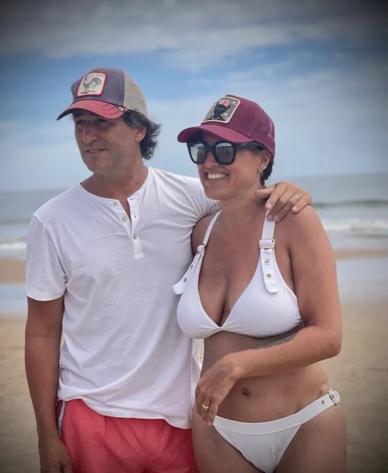 Maju Lozano se mostró enamorada de su novio en la playa durante sus vacaciones: "Juntos todo es más fácil"