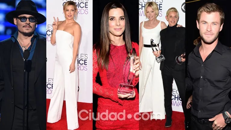 Las celebrities se vistieron de gala para la entrega de premios (Fotos: AFP). 