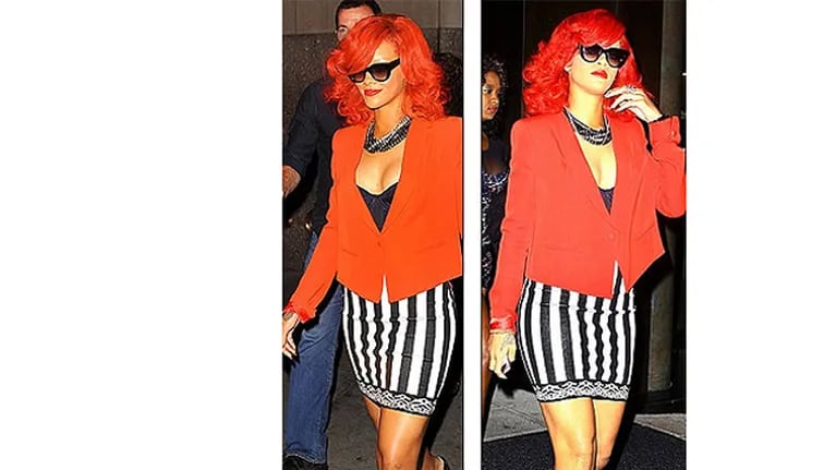 El llamativo cambio de look de Rihanna