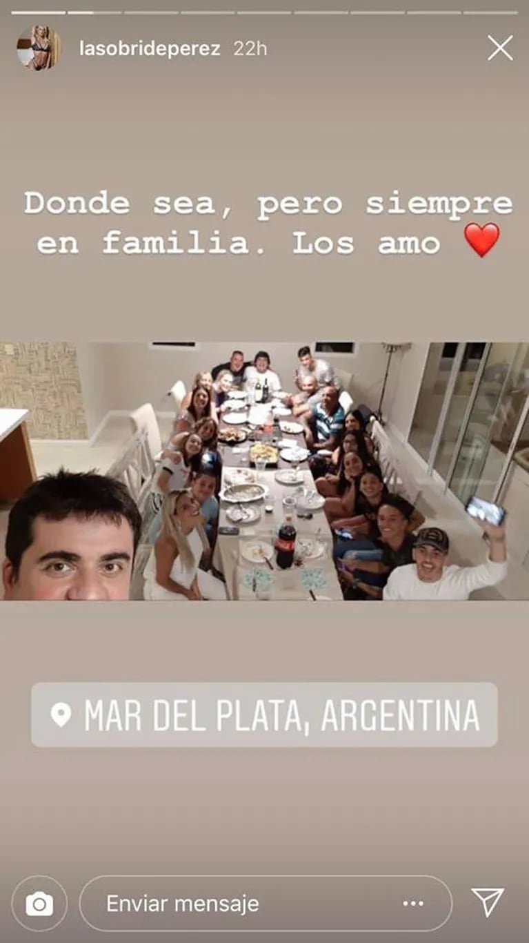 Sol Pérez celebró la llegada del 2019 en familia: tierna foto del clan y amorosa dedicatoria