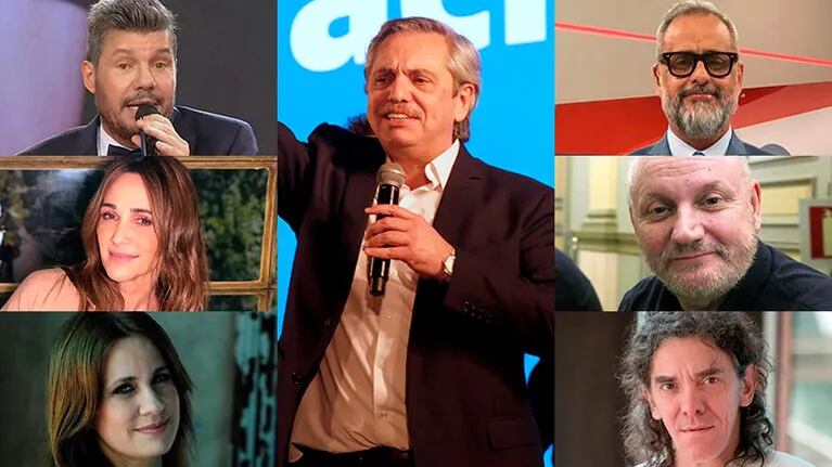 Los mensajes de los famosos en Twitter tras el triunfo de Alberto Fernández en las elecciones presidenciales 